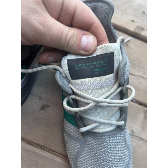 Adidas Equipment Men's Shoes Size 9 Lace up Mid Top Running Gray - Picture 9 of 9